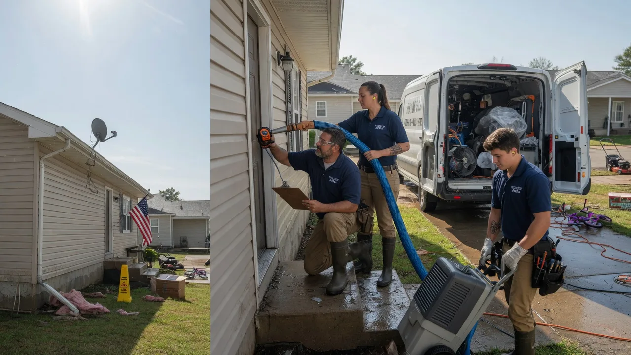Ceiling Water Damage Restoration in Hickory, NC near me